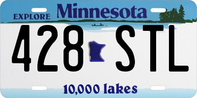 MN license plate 428STL