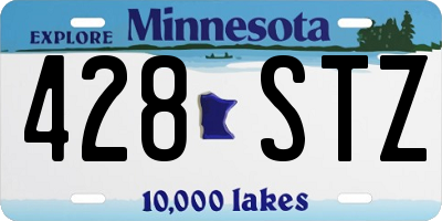 MN license plate 428STZ