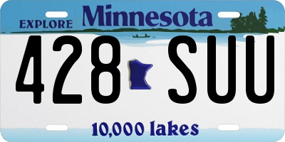 MN license plate 428SUU