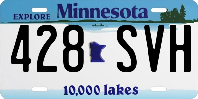 MN license plate 428SVH