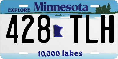 MN license plate 428TLH