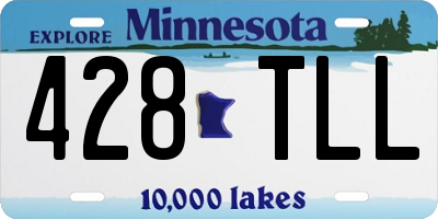 MN license plate 428TLL