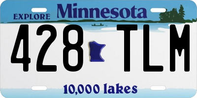 MN license plate 428TLM