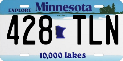 MN license plate 428TLN