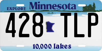 MN license plate 428TLP