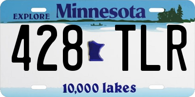 MN license plate 428TLR