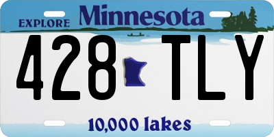 MN license plate 428TLY