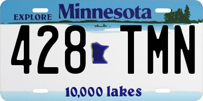 MN license plate 428TMN