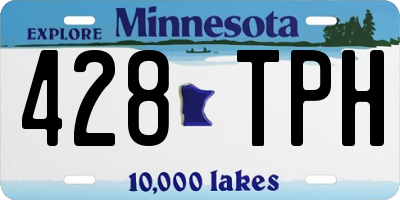 MN license plate 428TPH