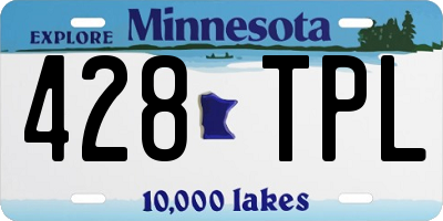 MN license plate 428TPL
