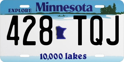MN license plate 428TQJ