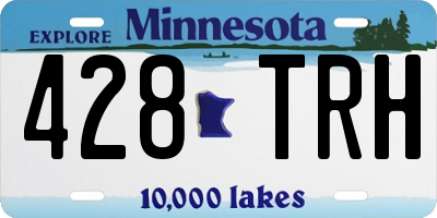MN license plate 428TRH