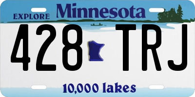 MN license plate 428TRJ