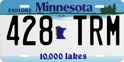 MN license plate 428TRM
