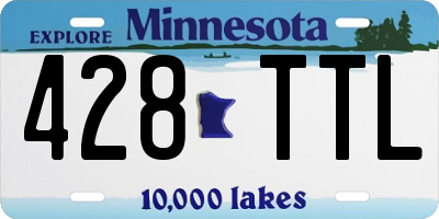 MN license plate 428TTL