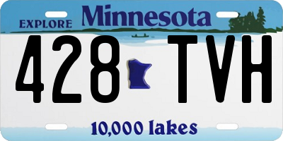 MN license plate 428TVH