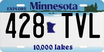 MN license plate 428TVL