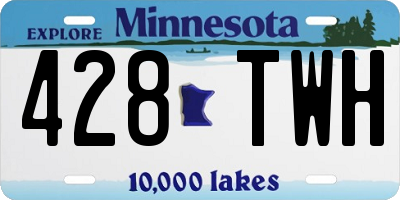 MN license plate 428TWH