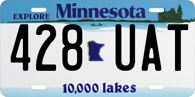 MN license plate 428UAT