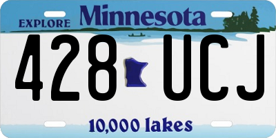 MN license plate 428UCJ