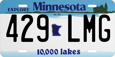 MN license plate 429LMG