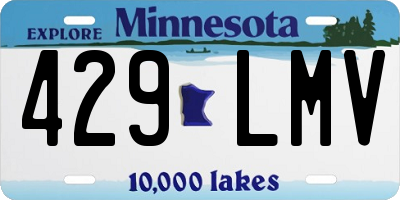 MN license plate 429LMV