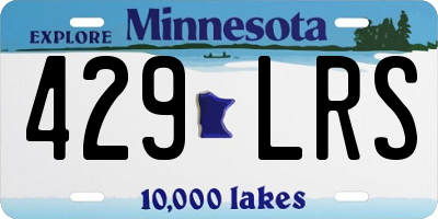 MN license plate 429LRS