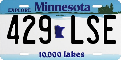 MN license plate 429LSE