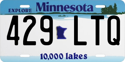 MN license plate 429LTQ