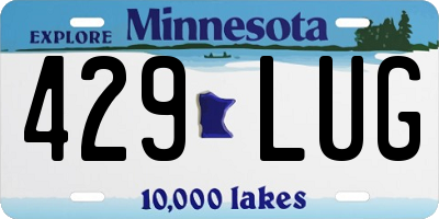MN license plate 429LUG
