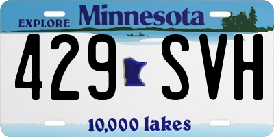 MN license plate 429SVH