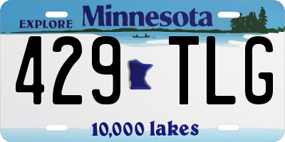 MN license plate 429TLG
