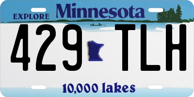 MN license plate 429TLH