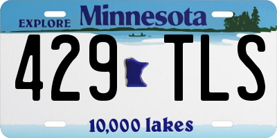 MN license plate 429TLS