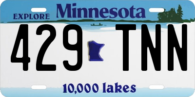 MN license plate 429TNN