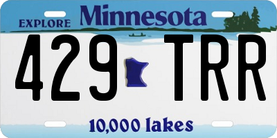 MN license plate 429TRR