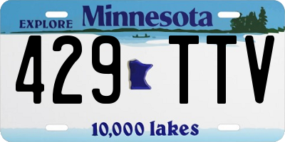 MN license plate 429TTV