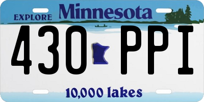 MN license plate 430PPI