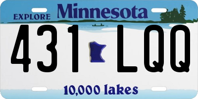 MN license plate 431LQQ