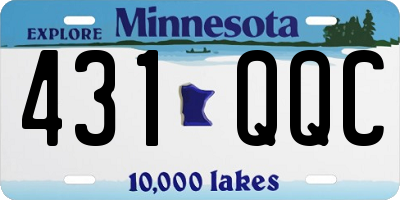 MN license plate 431QQC