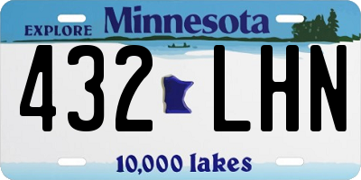 MN license plate 432LHN