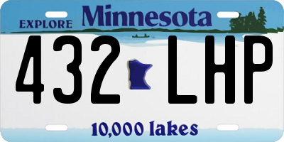 MN license plate 432LHP