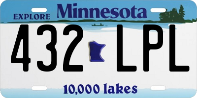 MN license plate 432LPL