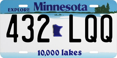 MN license plate 432LQQ