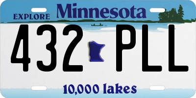 MN license plate 432PLL
