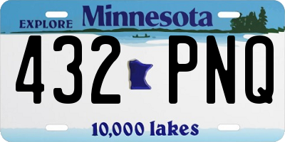 MN license plate 432PNQ
