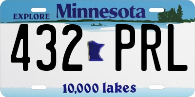 MN license plate 432PRL