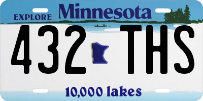 MN license plate 432THS