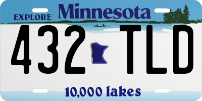 MN license plate 432TLD