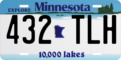 MN license plate 432TLH